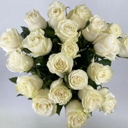 Букет из белых роз &laquo;Классика&raquo; 1