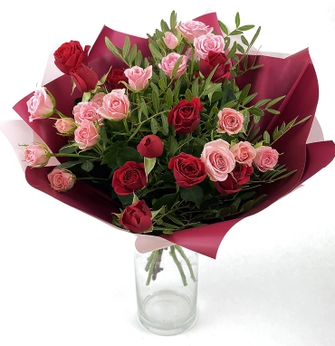 Букет из роз «Deep Purple»