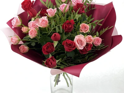 Букет из роз «Deep Purple»