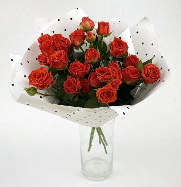 Букет из кустовых роз «Нежные чувства»