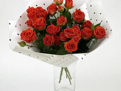 Букет из кустовых роз «Нежные чувства»