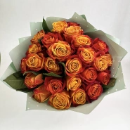 Монобукет из роз &laquo;Солнечный день&raquo; 1