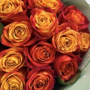 Монобукет из роз &laquo;Солнечный день&raquo; 2