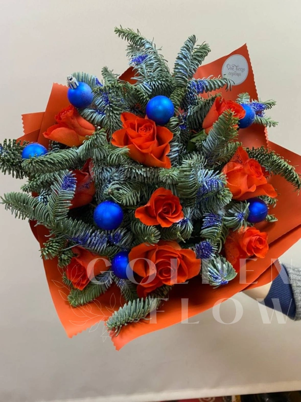 Новогодние розы