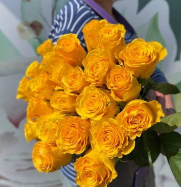 Монобукет «Желтые розы»