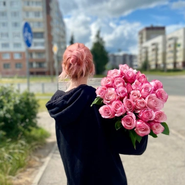 Букет из роз «Маршмэллоу»