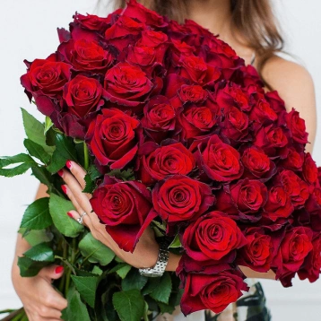 51 красная роза