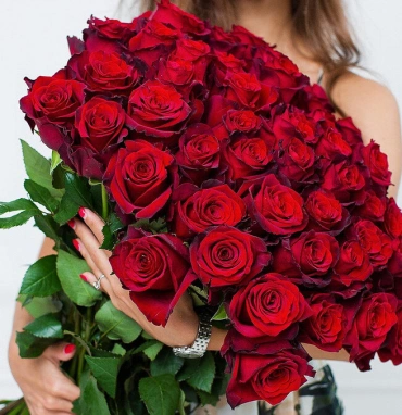 51 красная роза