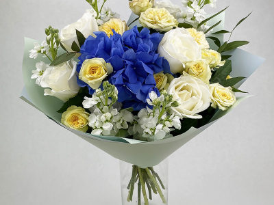 Букет с гортензией «Вдохновение»