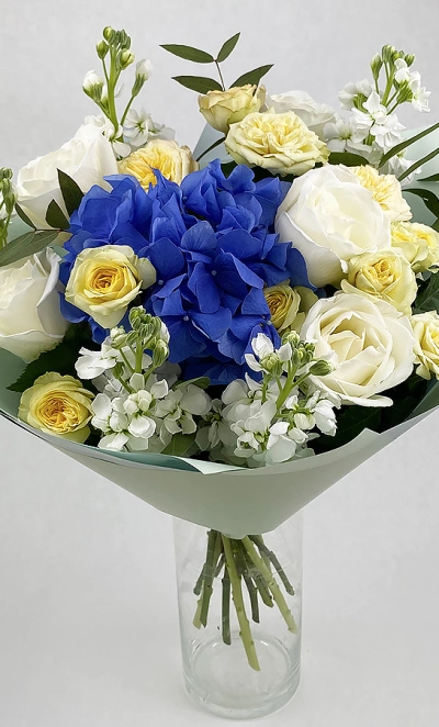 Букет с гортензией «Вдохновение»