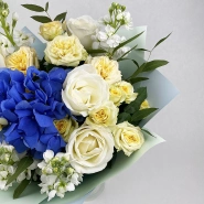 Букет с гортензией &laquo;Вдохновение&raquo; 1