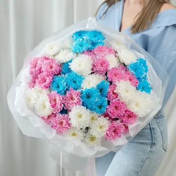 Букет из хризантем микс 