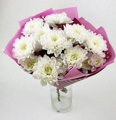 Букет из хризантем «Ноктюрн»