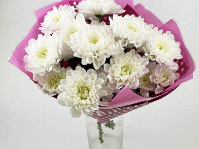 Букет из хризантем «Ноктюрн»