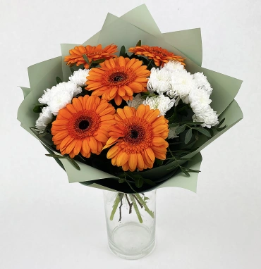 Букет с герберами «Мелодия весны»