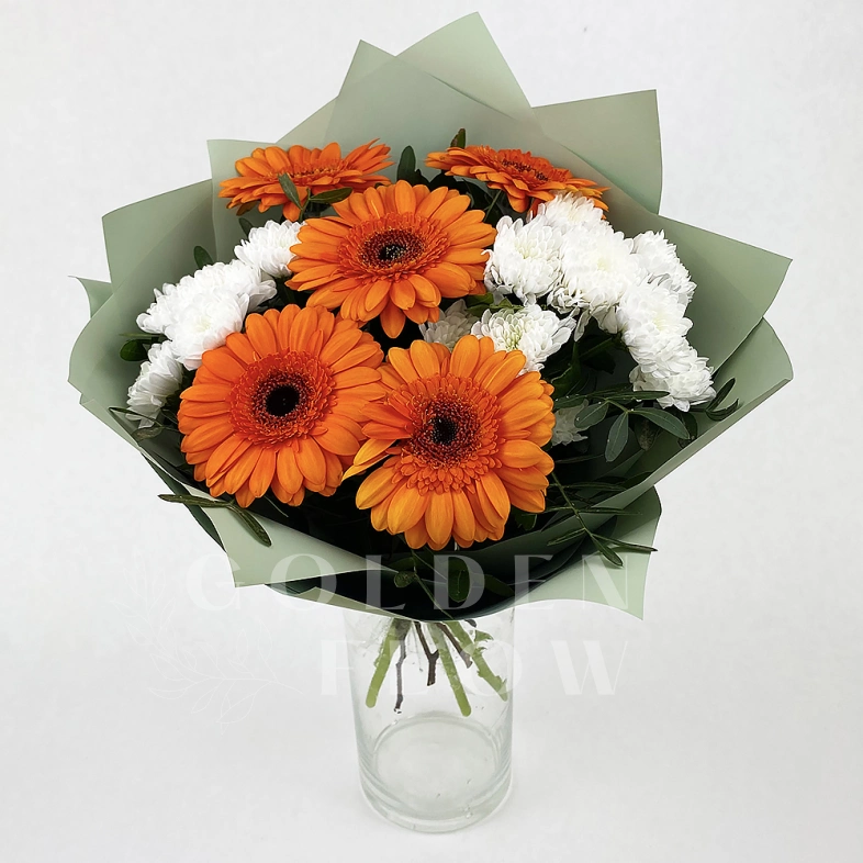 Букет с герберами &laquo;Мелодия весны&raquo;