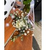 Свадебный букет из белых роз 3