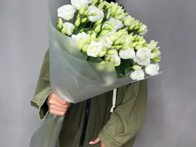 Букет из белых эустом