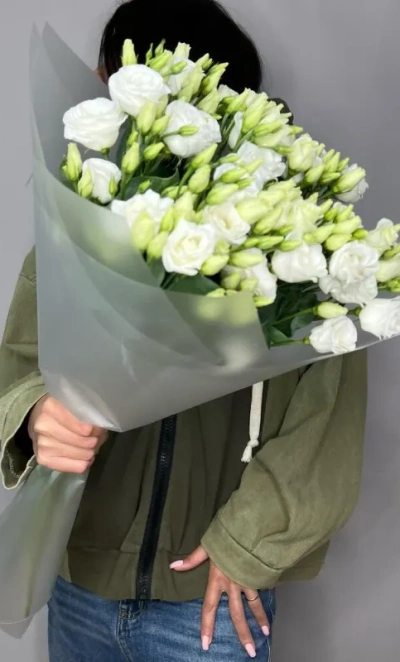 Букет из белых эустом