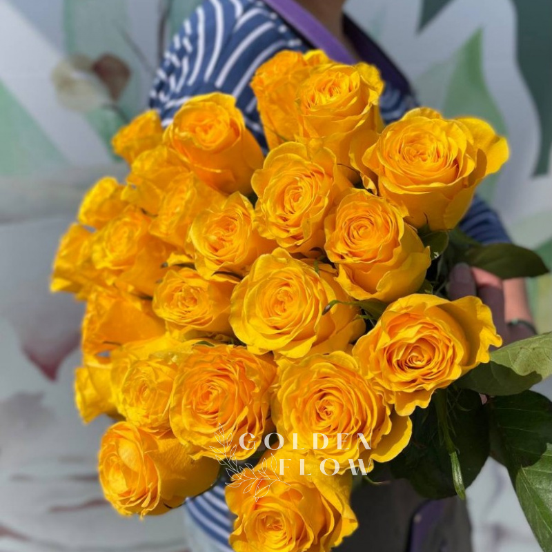 Монобукет «Желтые розы»
