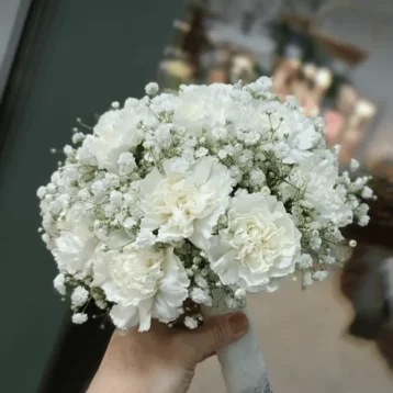 Сборный букет «Твоя невеста в красном»