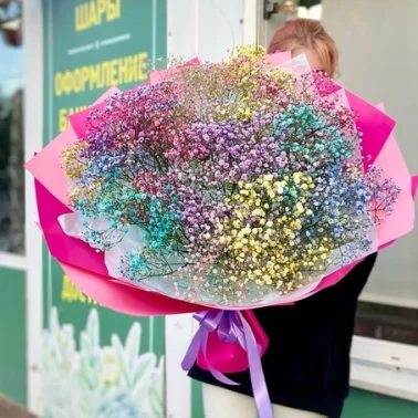 Букет гипсофил «Драже»