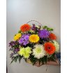 Корзина с цветами «Многоцвет»