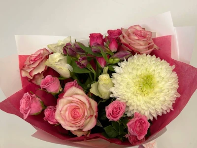 Сборный букет с розами «Фея»