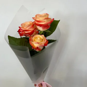 Букет из роз «Рассвет»