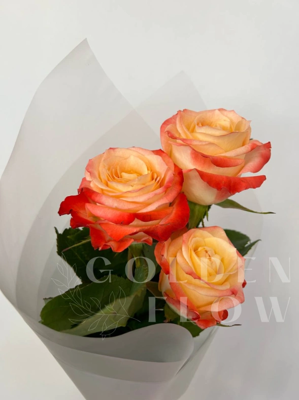 Букет из роз &laquo;Рассвет&raquo;
