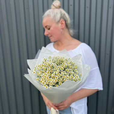 Букетик из ромашек (матрикарии)