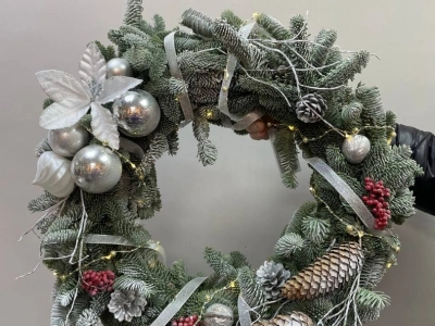 Венок новогодний «Новогоднее тепло»