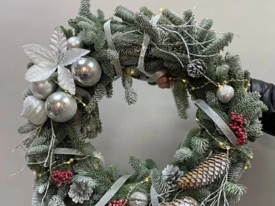 Венок новогодний «Новогоднее тепло»