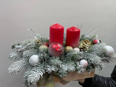 композиция с нобилисом «Зимний вечер»