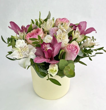 Коробка с цветами «Эльфийка»