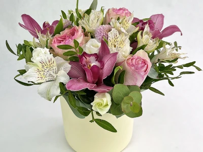 Коробка с орхидеями «Эльфийка»