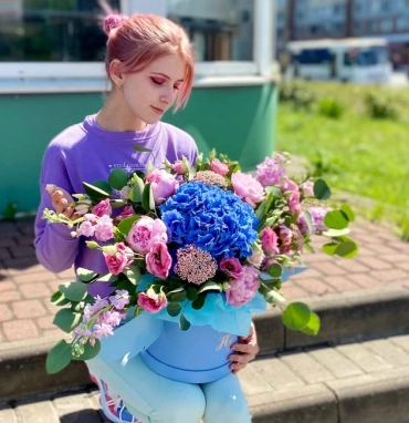 Цветы в коробке «Мираж»