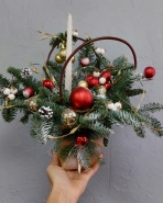 Композиция "Эльфийский снегопад" 0