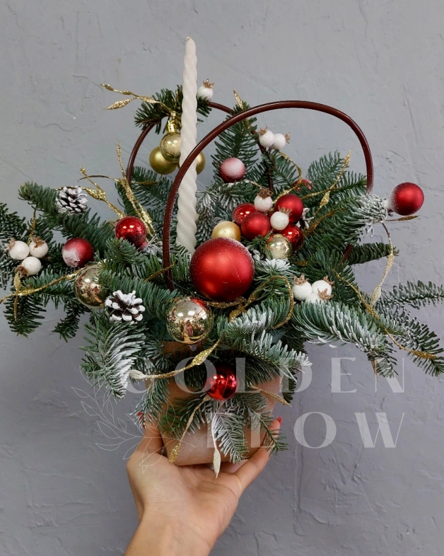 Композиция "Эльфийский снегопад"