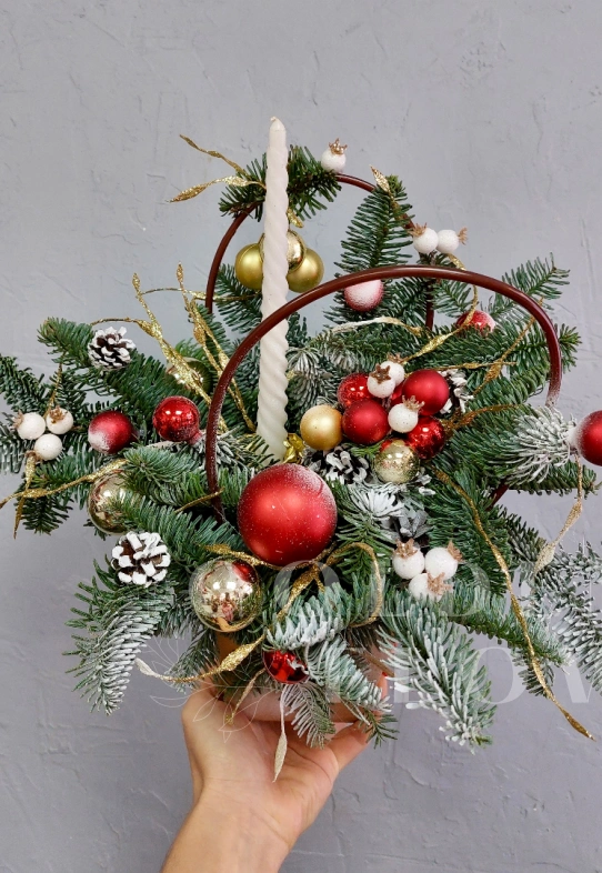 Композиция "Эльфийский снегопад"