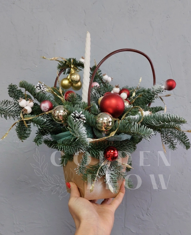 Композиция "Эльфийский снегопад"