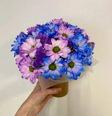 Композиция в стакане  «Ночное сияние»