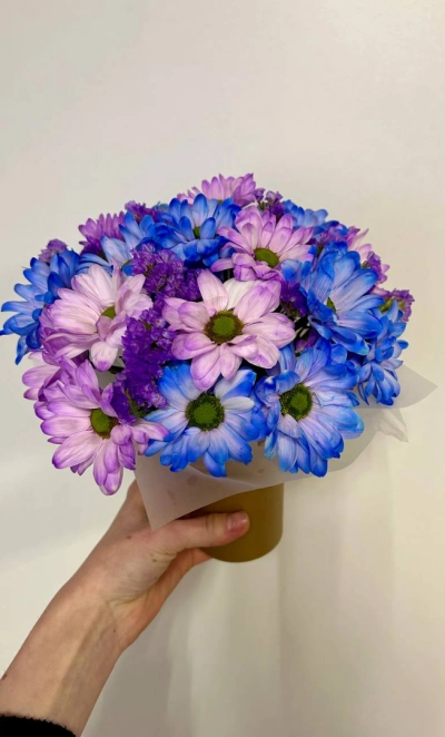 Композиция в стакане  «Ночное сияние»