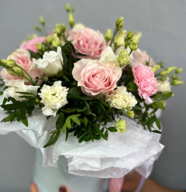 Композиция в коробке «Ваниль»