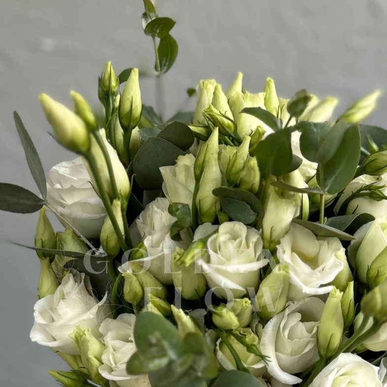 Букет невесты из эустомы &laquo;Симфония&raquo;