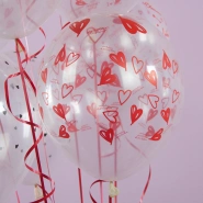 Шар &laquo;Про любовь...&raquo;, 1 шт, Прозрачный 1