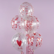 Шар &laquo;Про любовь...&raquo;, 1 шт, Прозрачный 0