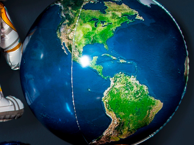 Шар 3D «Сфера, Планета Земля»