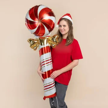 Шар Фигура, «Леденец трость с бантом»