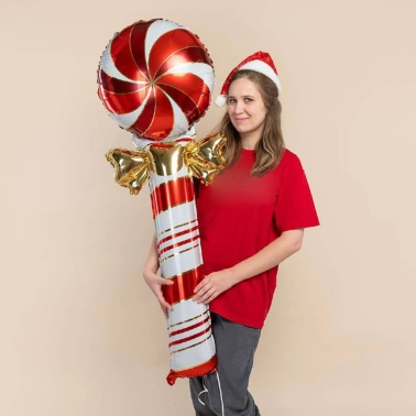 Шар Фигура, «Леденец трость с бантом»